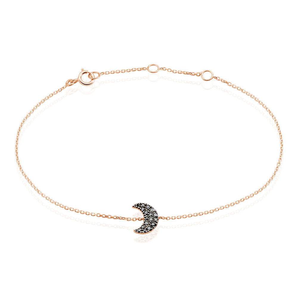 Bracelet Anne-marie Or Rose Diamant - Bracelets cha&icirc;nes Femme | Marc Orian