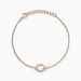 Bracelet Muse Argent Rose Nacre Oxyde De Zirconium - Bracelets chaînes Femme | Marc Orian