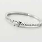 Bague Solitaire Or Blanc Nyala Diamants - Solitaires Femme | Marc Orian