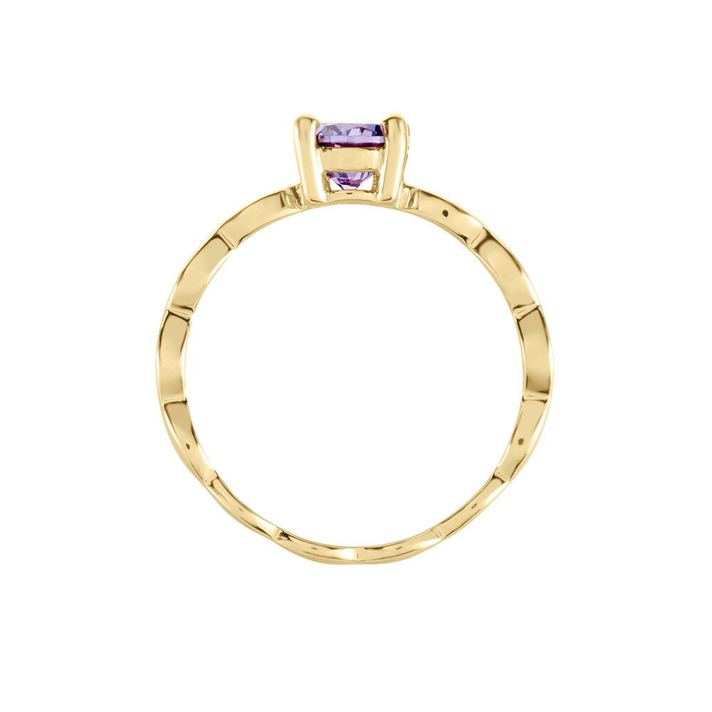 Bague Kurt Plaqu&eacute; Or Jaune Oxyde De Zirconium - Bijoux fantaisie Femme | Marc Orian