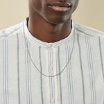 Collier Nateo Boules Argent Blanc - Colliers fantaisie Homme | Marc Orian