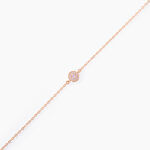 Bracelet Auxana Argent Rose Oxyde De Zirconium - Bracelets fantaisie Femme | Marc Orian