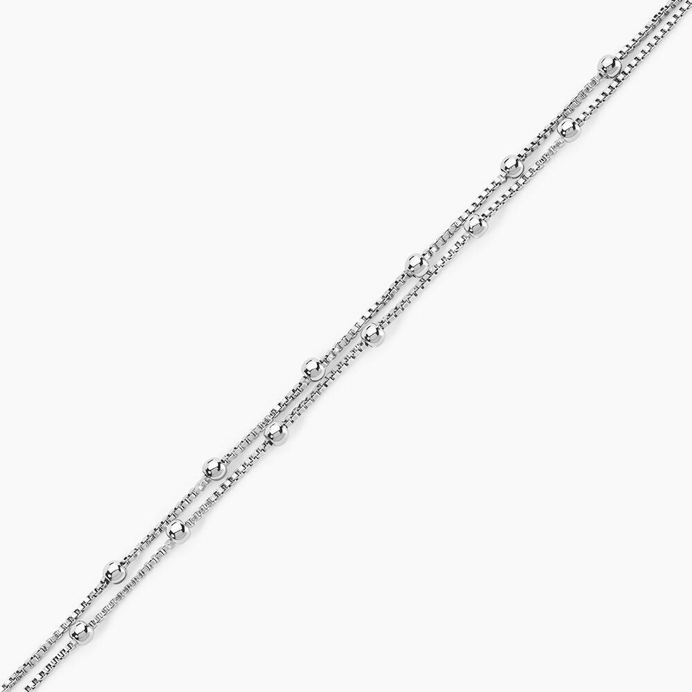 Bracelet Tounes Argent Blanc - Bracelets fantaisie Femme | Marc Orian