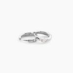 Cr&eacute;oles Kemila Argent Blanc Oxyde De Zirconium - Cr&eacute;oles Femme | Marc Orian