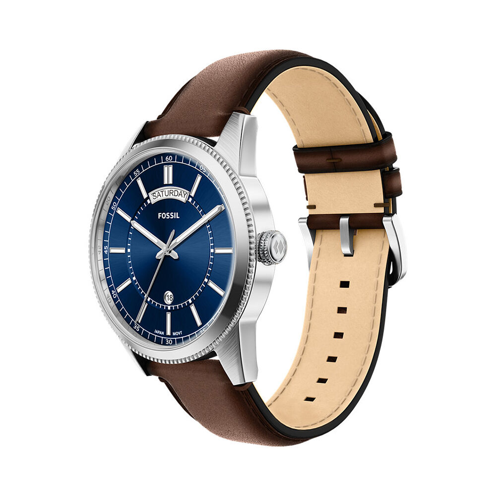 Montre Fossil Pearson Bleu - Montres &eacute;tanches Homme | Marc Orian