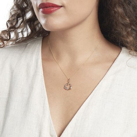 Pendentif Haizia Trio Dauphins Or Tricolore - Pendentifs Femme | Marc Orian