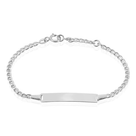 Bracelet Identité Shanah Or Blanc - Gourmettes Enfant | Marc Orian