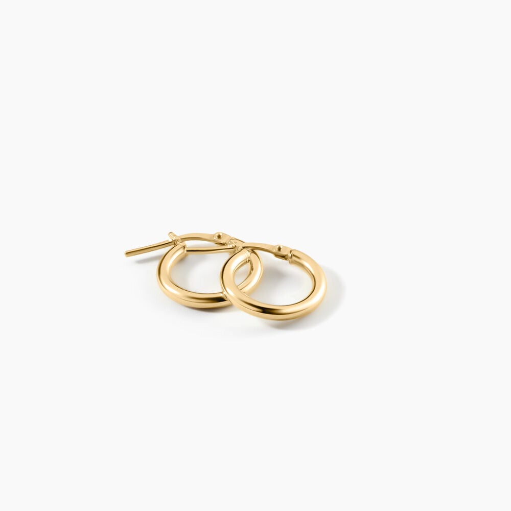 Cr&eacute;oles Verania Argent Dor&eacute; A L'Or 750/1000 - Cr&eacute;oles Femme | Marc Orian