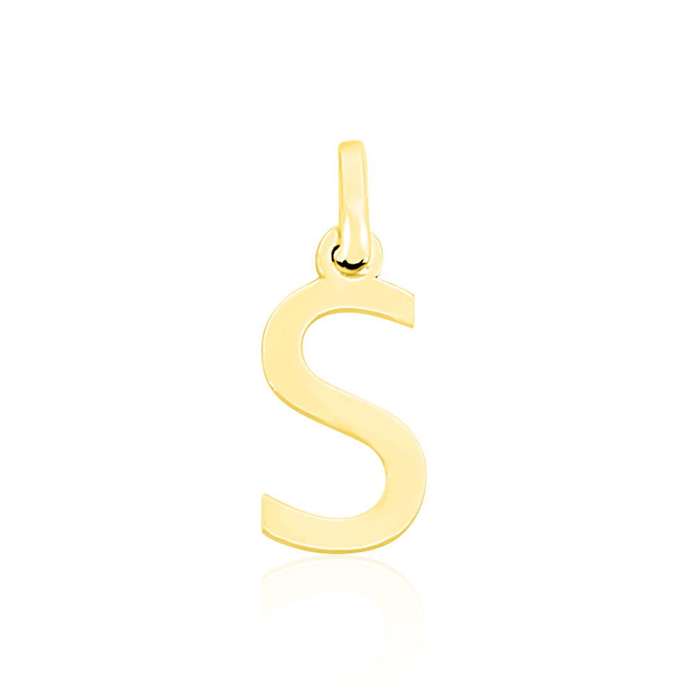 Pendentif Ionia Lettre Or Jaune - Pendentifs Famille | Marc Orian