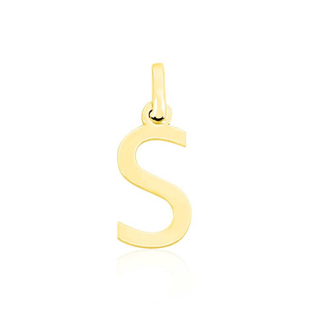 Pendentif Ionia Lettre Or Jaune - Pendentifs Famille | Marc Orian