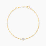 Bracelet Merideth Or Jaune Diamant - Bracelets cha&icirc;nes Femme | Marc Orian