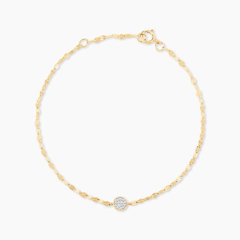 Bracelet Merideth Or Jaune Diamant - Bracelets chaînes Femme | Marc Orian