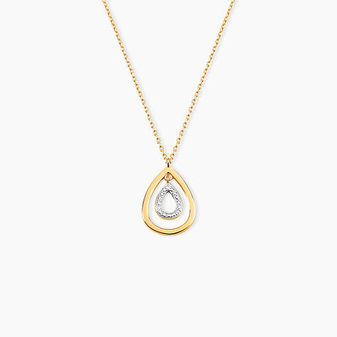 Collier Jozsi Or Jaune Diamant - Colliers avec pierres Femme | Marc Orian