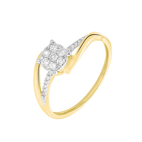 Bague Petunia Or Jaune Diamant - Bagues pierres pr&eacute;cieuses Femme | Marc Orian