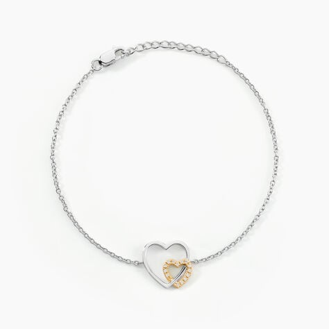 Bracelet Ticia Or Jaune Argent Blanc Oxyde De Zirconium - Bracelets cha&icirc;nes Femme | Marc Orian