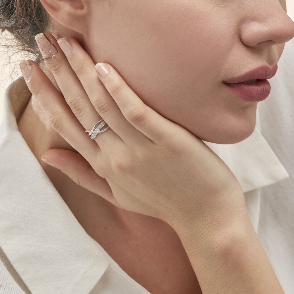 Bague Emilie Or Blanc Diamant - Bagues pierres précieuses Femme | Marc Orian