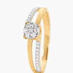 Bague Or Jaune Josane Diamants - Parures de mariage Femme | Marc Orian