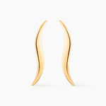 Boucles D'oreilles Pendantes Merone Vagues Or Jaune - Pendantes Femme | Marc Orian