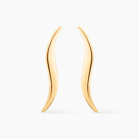 Boucles D'oreilles Pendantes Merone Vagues Or Jaune - Pendantes Femme | Marc Orian