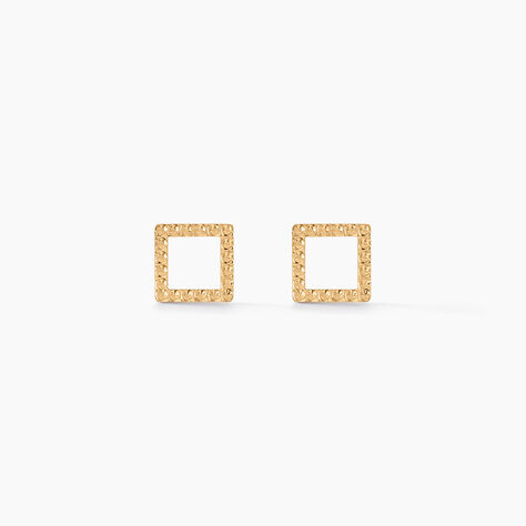 Boucles D'oreilles Puces Cathan Or Jaune - Puces Femme | Marc Orian