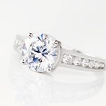 Bague Tatjana Or Blanc Oxyde De Zirconium - Solitaires Femme | Marc Orian