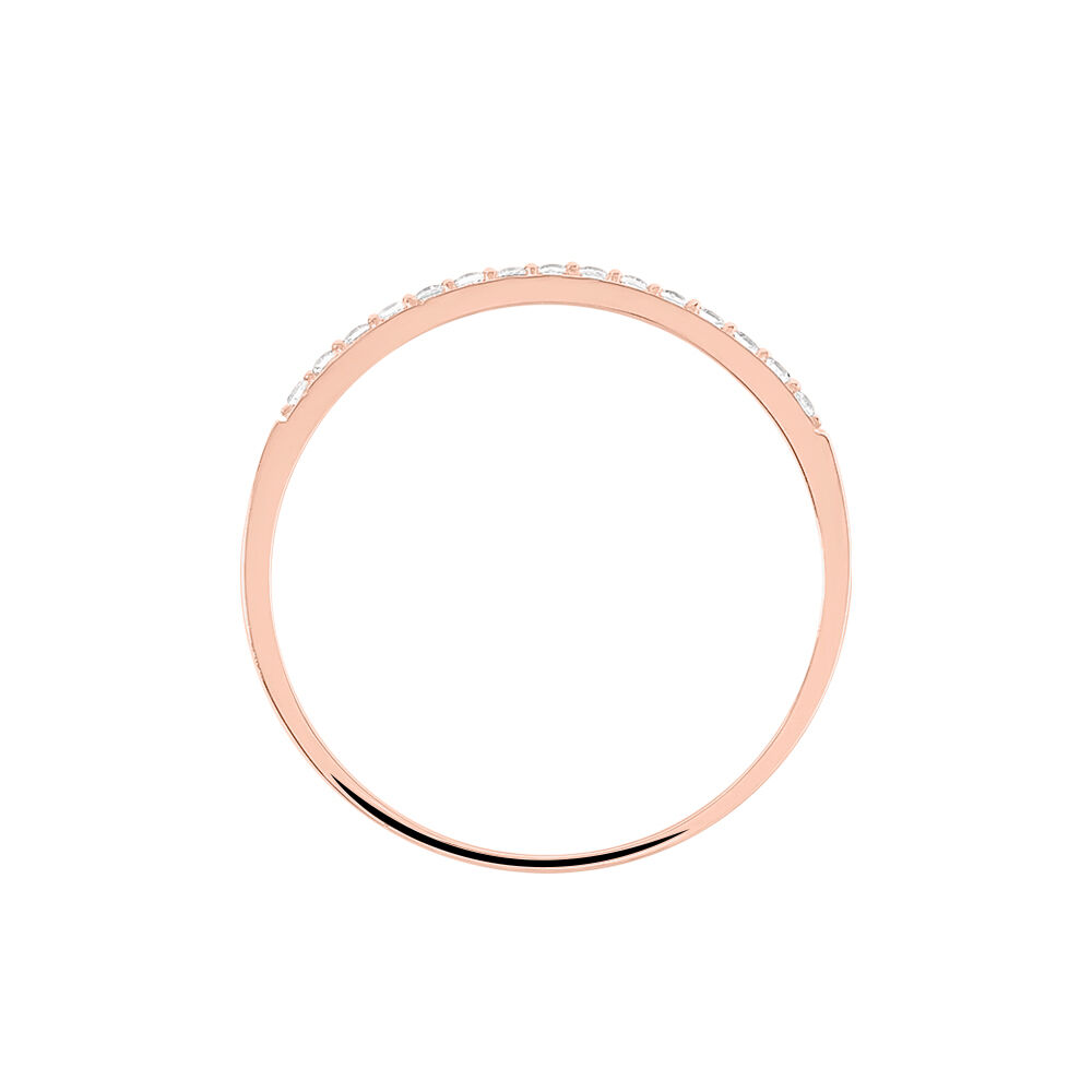 Alliance Klimka Or Rose Oxyde De Zirconium - Alliances duo Femme | Marc Orian