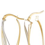 Cr&eacute;oles Ayliz Or Bicolore - Cr&eacute;oles Femme | Marc Orian