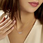 Collier Lou Argent Blanc Oxyde De Zirconium - Colliers avec pierres Femme | Marc Orian