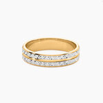 Alliance Clarisse Or Bicolore - Alliances duo Unisex | Marc Orian