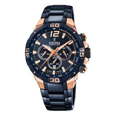 Montre Chrono Bike Bleu - Montres automatique Homme | Marc Orian