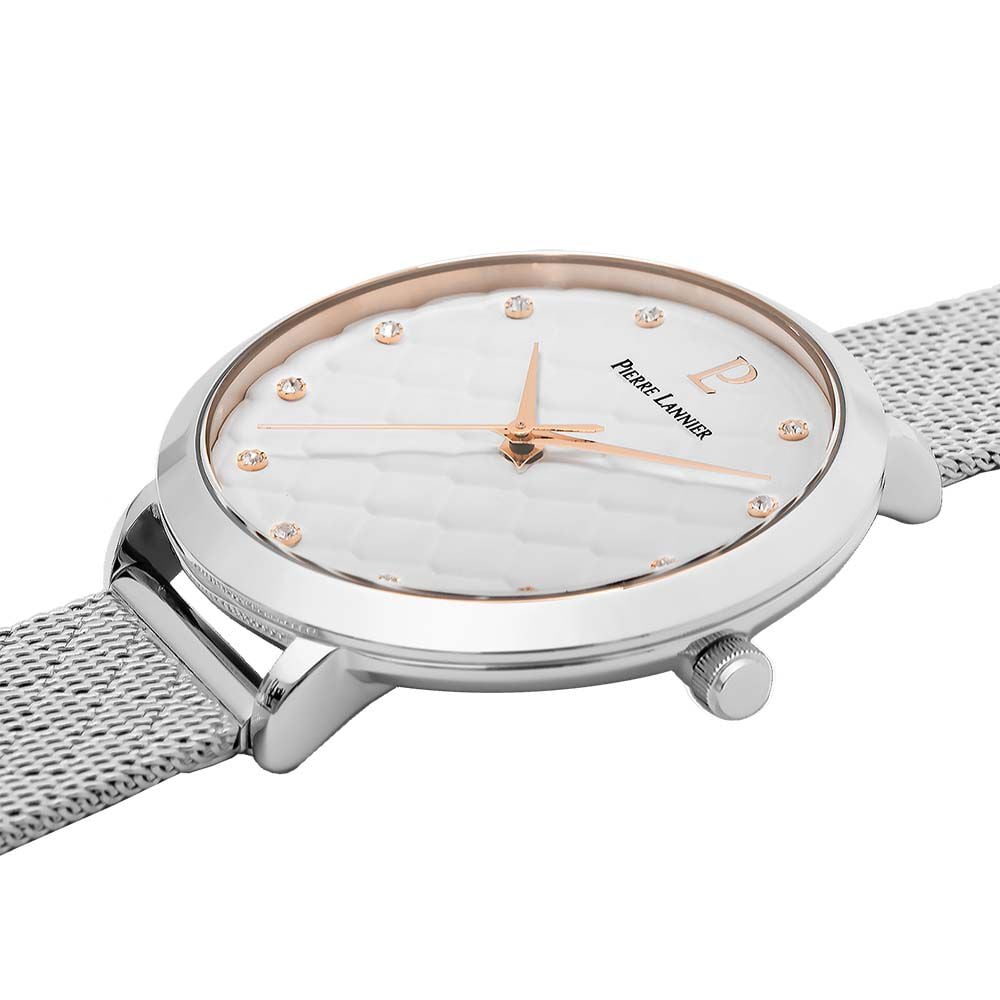 Montre Pierre Lannier Grace Blanc - Montres étanches Femme | Marc Orian