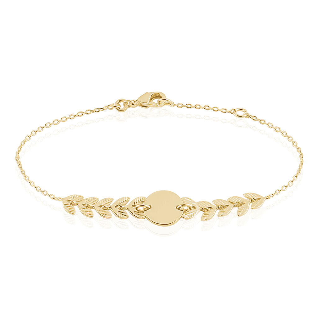 Bracelet Plaqué Or Jaune Katio - Bracelets Medailles Femme | Marc Orian
