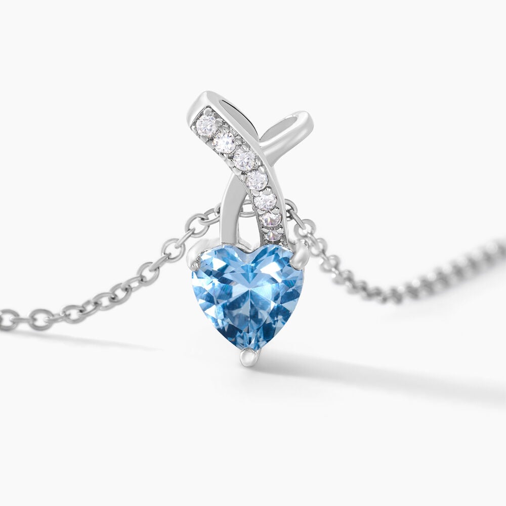 Collier Avalon Argent Blanc Oxyde De Zirconium - Colliers avec pierres Femme | Marc Orian