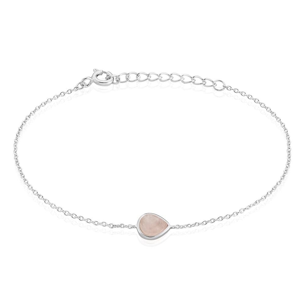 Bracelet Tao Argent Blanc Quartz - Bracelets chaînes Femme | Marc Orian