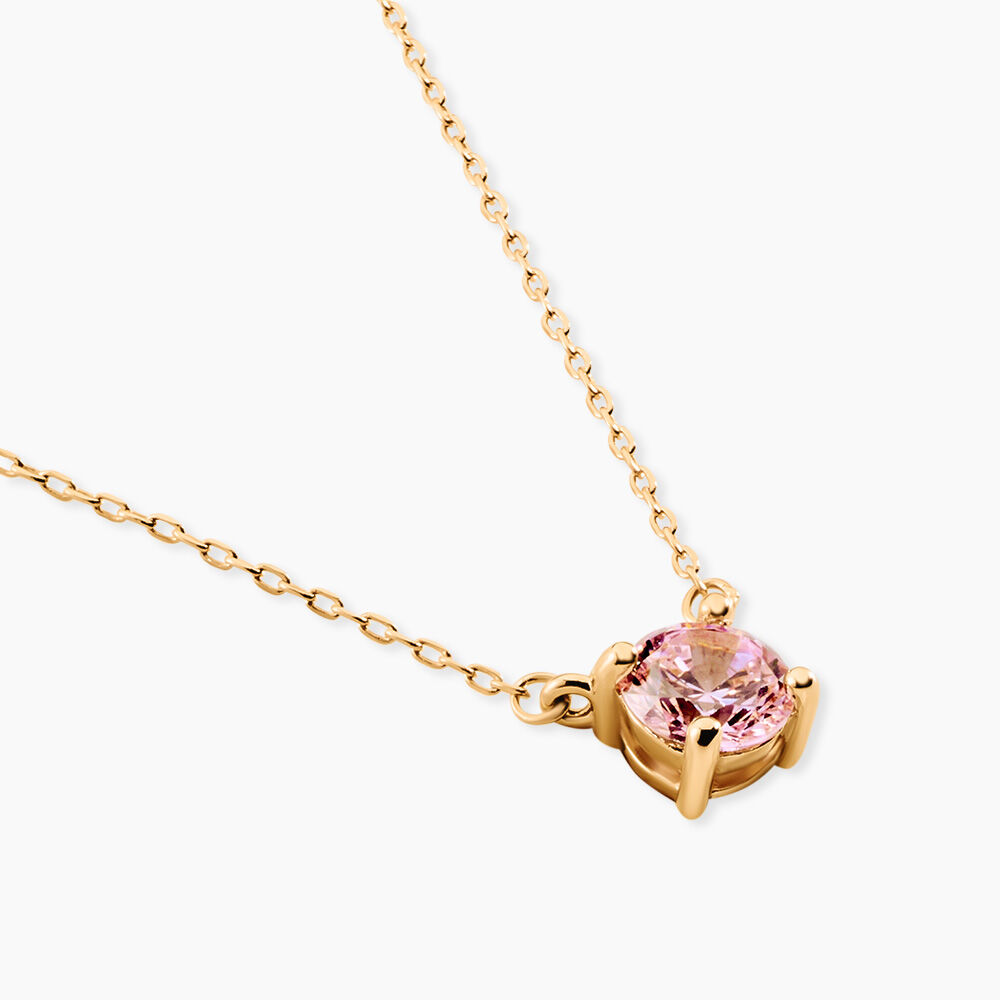 Collier Plaqu&eacute; Or Jaune Nilay Oxyde De Zirconium - Colliers avec pierres Femme | Marc Orian