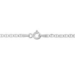 Cha&icirc;ne Capucin Or Blanc Maille Marine Plate - Chaines Femme | Marc Orian