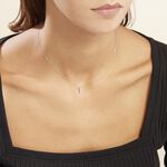 Collier Rosalin Blanc Diamant Blanc - Colliers avec pierres Femme | Marc Orian