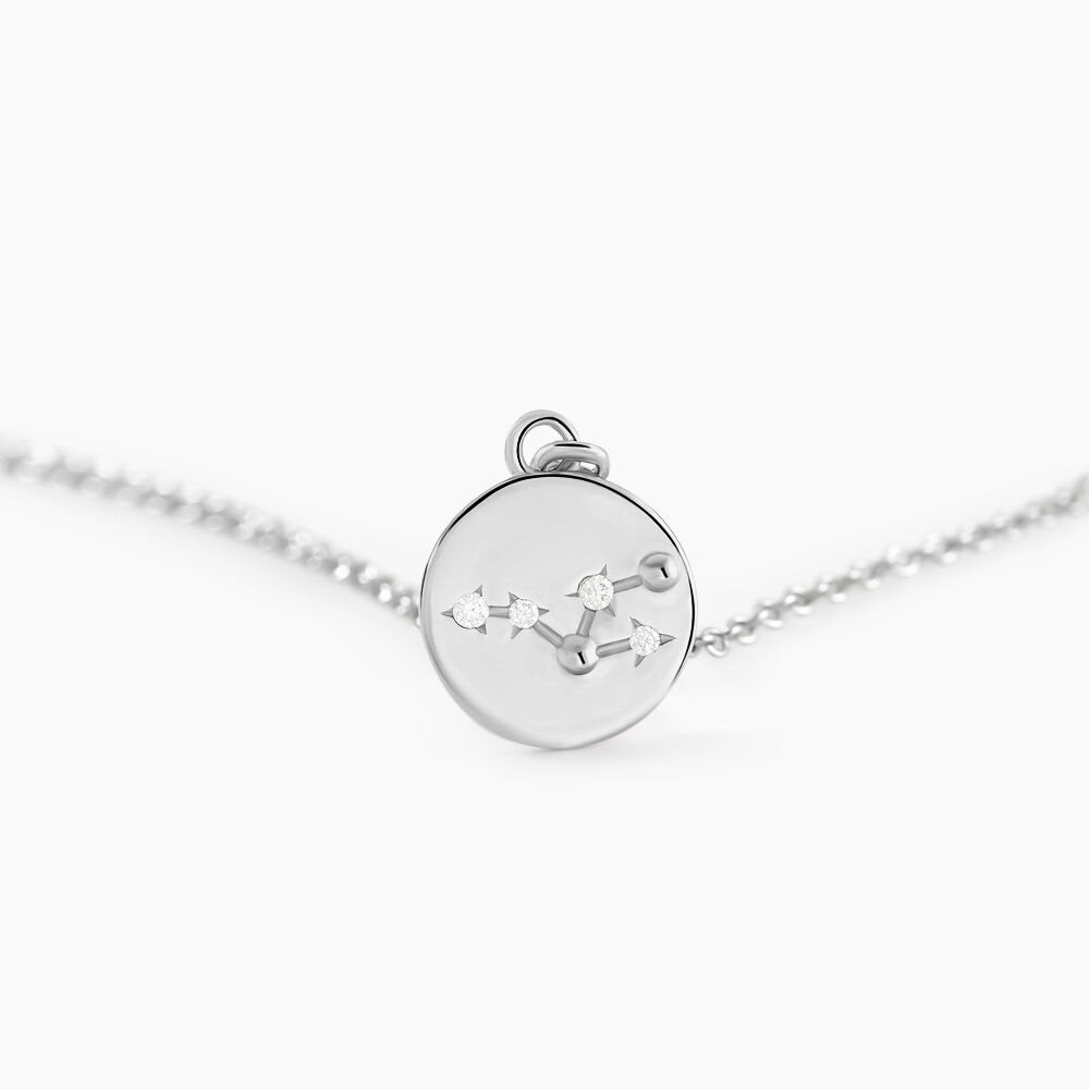 Collier Despina Argent Blanc Oxyde De Zirconium - Colliers avec pierres Femme | Marc Orian