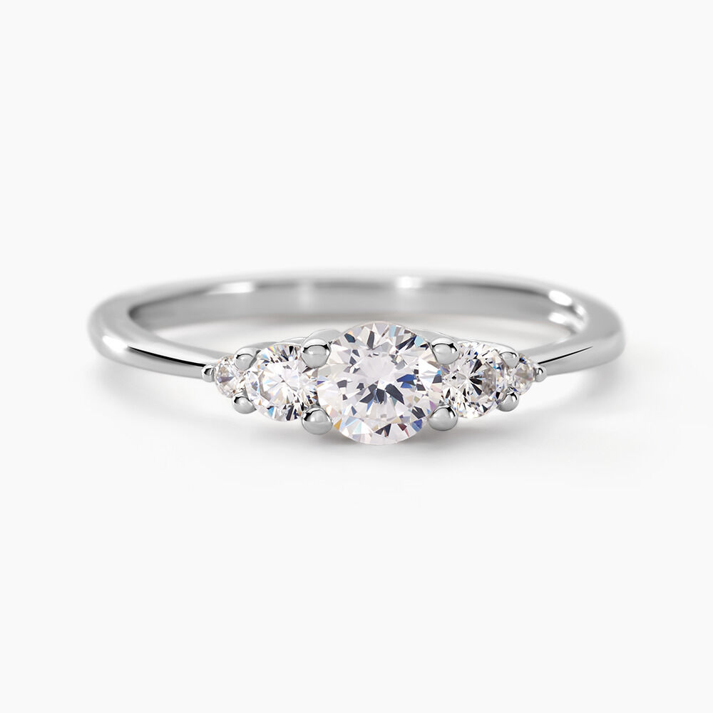 Bague Maiwen Argent Blanc Oxyde De Zirconium - Bagues avec pierre Femme | Marc Orian