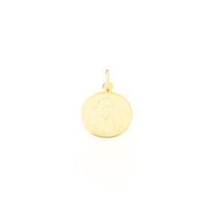Pendentif Vierge Rond Or Jaune - Pendentifs Famille | Marc Orian