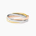 Alliance Entrelacee Ruban Plat Or Tricolore - Alliances duo Unisex | Marc Orian