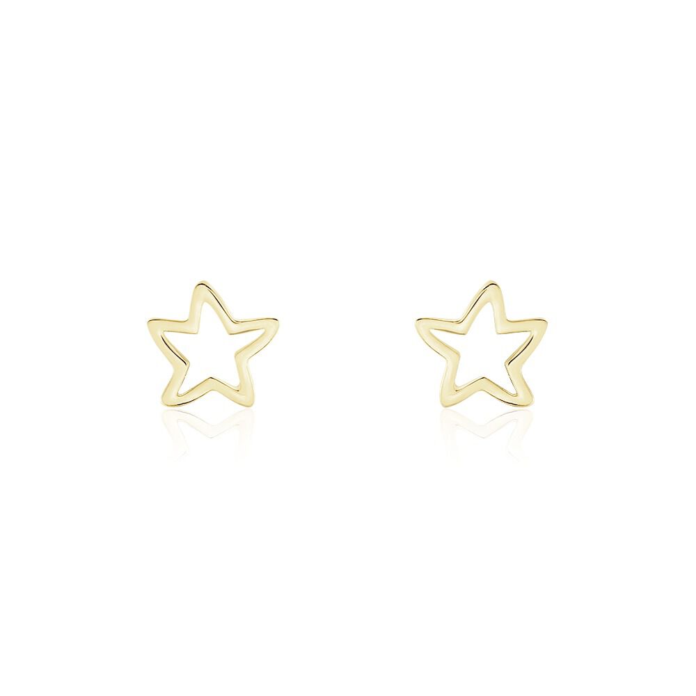 Boucles D'oreilles Puces Alphonsine Etoile De Mer Or Jaune - Puces Femme | Marc Orian