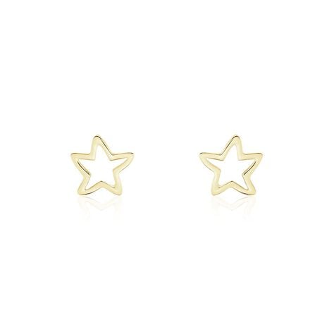Boucles D'oreilles Puces Alphonsine Etoile De Mer Or Jaune - Puces Femme | Marc Orian