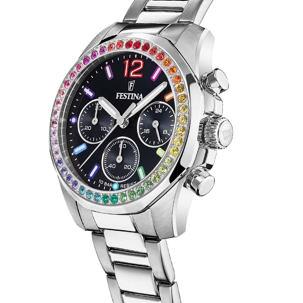 Montre Festina Boyfriend Noir - Montres &eacute;tanches Femme | Marc Orian