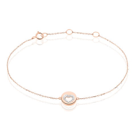 Bracelet Rosalina Or Rose Diamant - Bracelets Medailles Femme | Marc Orian