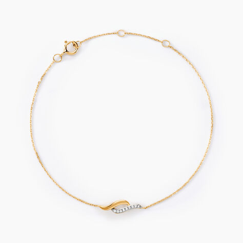 Bracelet Tylane Or Jaune Diamant - Bracelets chaînes Femme | Marc Orian