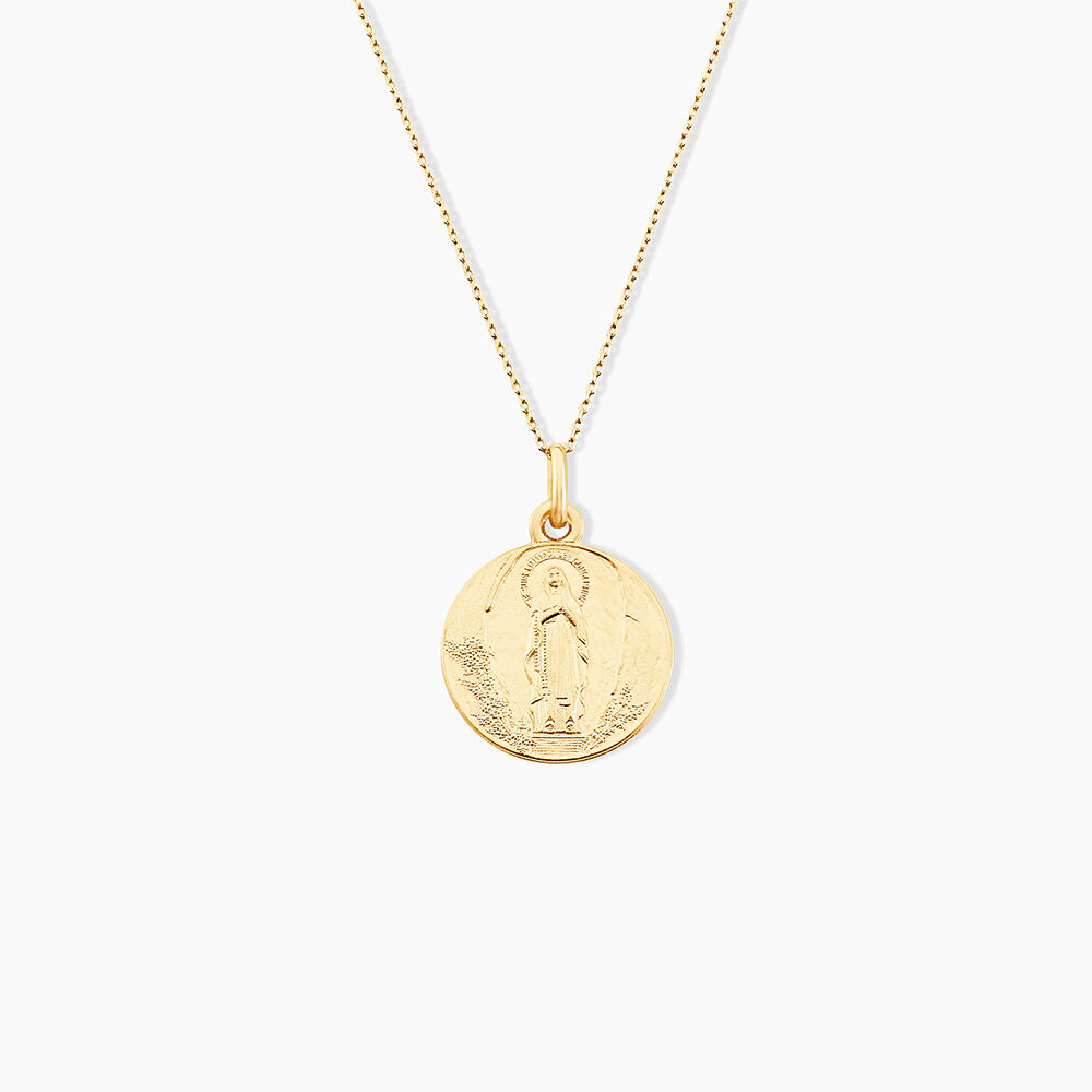 Medaille Or Jaune Vierge - Bijoux personnalis&eacute;s Famille | Marc Orian
