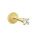 Piercing De Labret Or Jaune Catala Oxyde De Zirconium - Piercing Conch Femme | Marc Orian