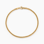 Bracelet Jany Maille Palmier Or Jaune - Bracelets mailles Femme | Marc Orian