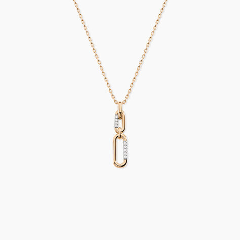 Collier Plaqu&eacute; Or Mietta Oxydes De Zirconium - Colliers avec pierres Femme | Marc Orian